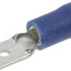 Terminal plano macho, azul, 1.5-2.5mm² 6.3x0.8mm (100 uds.)