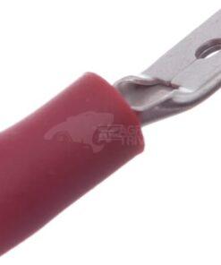 Terminal plano macho, rojo, 0.5-1mm² 6.3x0.8mm (100 uds.)