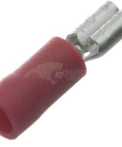 Terminal hembra, rojo, 0.5-1mm² 5.2x0.5mm (100 uds.)