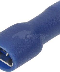 Terminal hembra, azul, 1.5-2.5mm² 6.3mm (100 uds.)