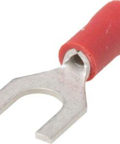 Terminal en horquilla, rojo, 0,5-1mm² Ø5,3mm (100x)