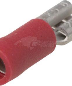 Terminal hembra, rojo, 0.5-1mm² 4.8x0.8mm (100 uds.) 6 Terminal hembra, rojo, 0.5-1mm² 4.8x0.8mm (100 uds.)