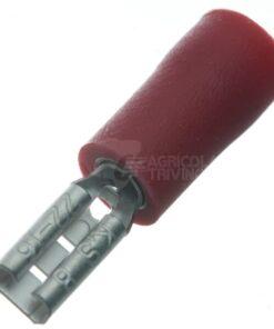 Terminal hembra, rojo, 0.5-1mm² 2.8x0.8mm (100 uds.)