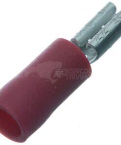 Terminal hembra, rojo, 0.5-1mm² 2.8x0.8mm (100 uds.)