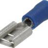 Terminal cable conector plano, azul