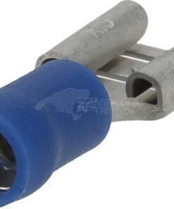 Terminal cable conector plano, azul