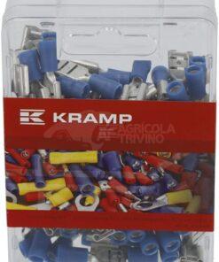 Terminal cable conector plano, azul