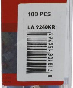 Terminal cable conector plano, azul