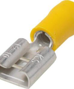 Terminal hembra, amarillo, 4-6mm² 9.4x1.2mm (50 uds.)