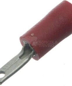 Terminal plano macho, rojo, 0.5-1mm² 2.8x0.8mm (100 uds.)