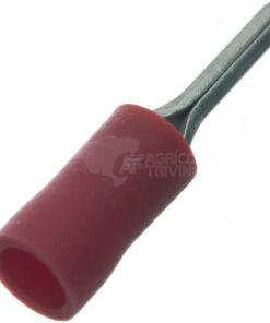 Terminal de clavija, rojo, 0.5-1mm² (100 uds.)