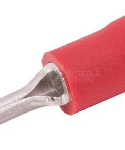 Enchufe macho rojo