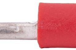 Enchufe macho rojo