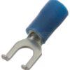 Terminal en horquilla, azul, 1,5-2,5 mm², Ø4 mm (100 uds.)