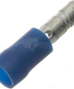 Conector de empalme tipo bala, macho, azul, 1.5-2.5mm² Ø4mm (100 uds.)