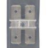 Conector de empalme doble aislado (2/2 patillas planas) 6.3x0.8mm (10 uds.)