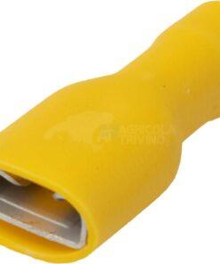 Terminal hembra, amarillo, 4-6mm² 9.4x1.2mm (50 uds.)