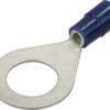 Terminal cable tipo ojal, azul 10 mm