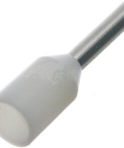 Cable end cover white, 0.5mm² (100x)