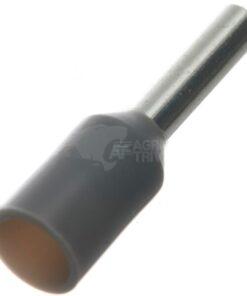 Terminal cubre cable, gris, 0,8 mm² (100 uds.)