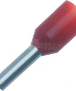 Terminal cubre cable, rojo, 1mm² (100 uds.)