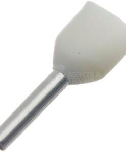 Terminal cubre cable, blanco, 0,5 mm² (100 uds.)