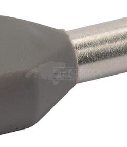 Terminal cubre cable, gris, 4mm² (100 uds.)