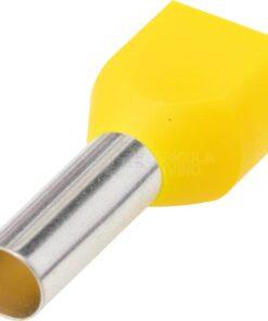 Terminal cubre cable, amarillo, 6mm² (50 uds.)