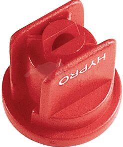 Tobera estándar, doble, chorro plano LD 110° 04 rojo plástico Hypro