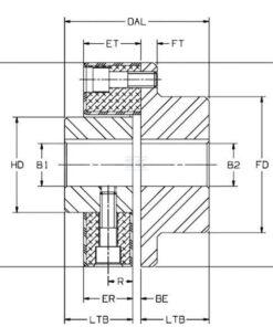Cubo abridado LF50 / LF80