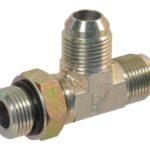 Racor en T invertida orientable JIC/BSP 9/16-1/4