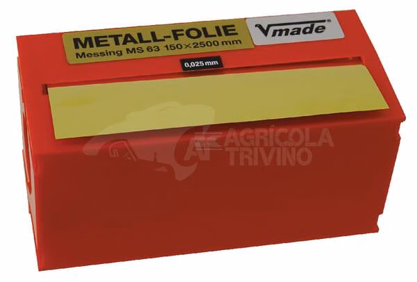 Cintas calibr. latón 0,025mm 2 Cintas calibr. latón 0,100 mm