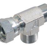 Racor en T invertida orientable JIC/UNF 1 3/16 ORFS