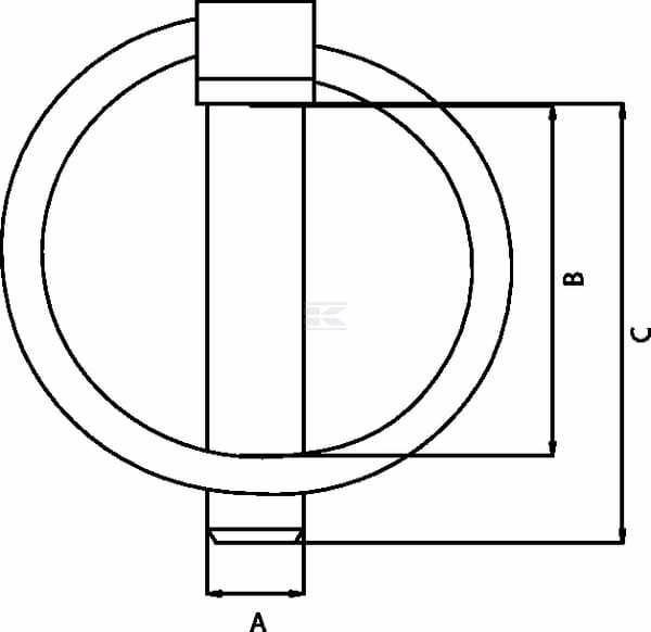 Pasador clavija 4,7 x 29 mm Rubig