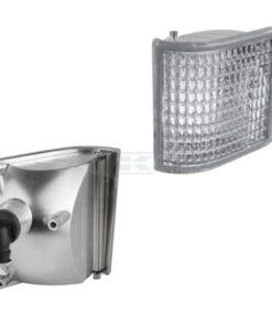 Corner work light halogen, left, 12V, 50W, square, white, 98x110x111mm, PGJ13 plug, Wesem