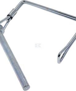 Clip abatible para tubo cuadrado