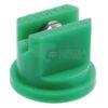 Tobera estándar, doble, chorro plano LU 120° 015 verde acero inoxidable Lechler