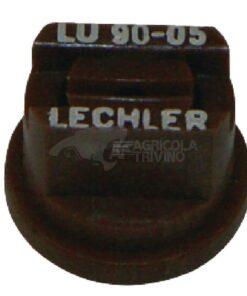 Tobera estándar, doble, chorro plano LU 90° 05 marrón plástico Lechler
