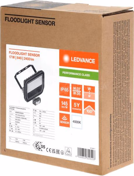 Floodlight 17W 4000K Sensor 4 Floodlight 17W 4000K Sensor