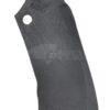 Cuchilla rotavator 230x145x80 mm, 8 mm de grosor, válida para Maschio