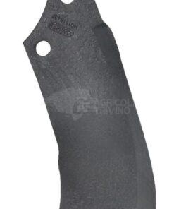 Cuchilla rotavator 230x145x80 mm, 8 mm de grosor, válida para Maschio