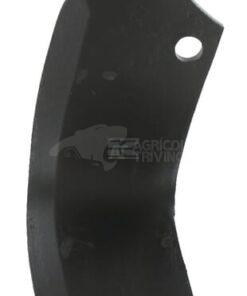Cuchilla rotavator 165x135x80 mm, 7 mm de grosor, válida para Maschio