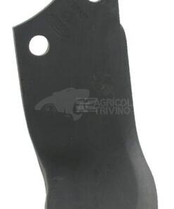Cuchilla rotavator 165x135x80 mm, 7 mm de grosor, válida para Maschio