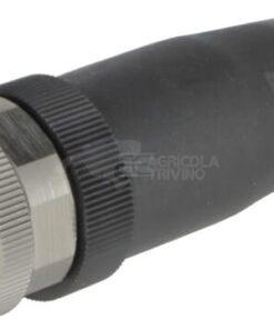 Enchufe 4 polos Hembra M12 Código-A