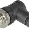 Enchufe 5 polos Macho M12 Código-A, 90 grados