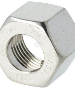 Tuerca 12L M18x1,5 acero inox.