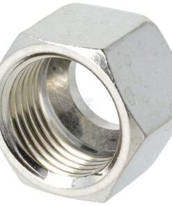 Tuerca 12L M18x1,5 acero inox.
