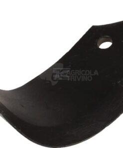 Cuchilla rotavator 257x142x90 mm, 8 mm de grosor, válida para Maschio