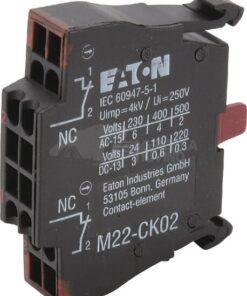 Elemento contacto, 2NC, Eaton
