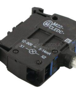 Elemen. LED verde 85-265V base